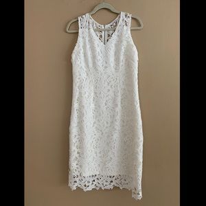 T Tahari White Lace Dress